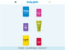 Tablet Screenshot of bodyglide.com