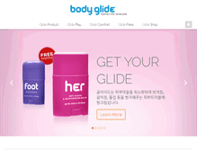 Tablet Screenshot of bodyglide.co.kr
